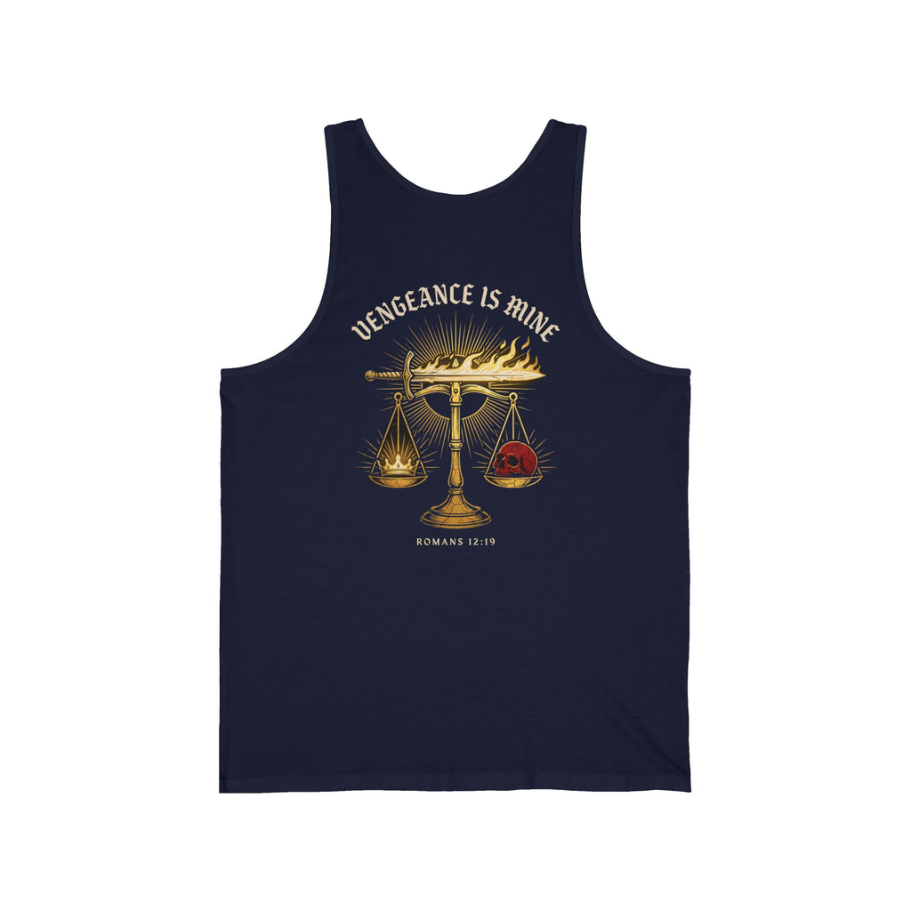Vengeance Is Mine Christian Tank | Reformed Warrior Faith