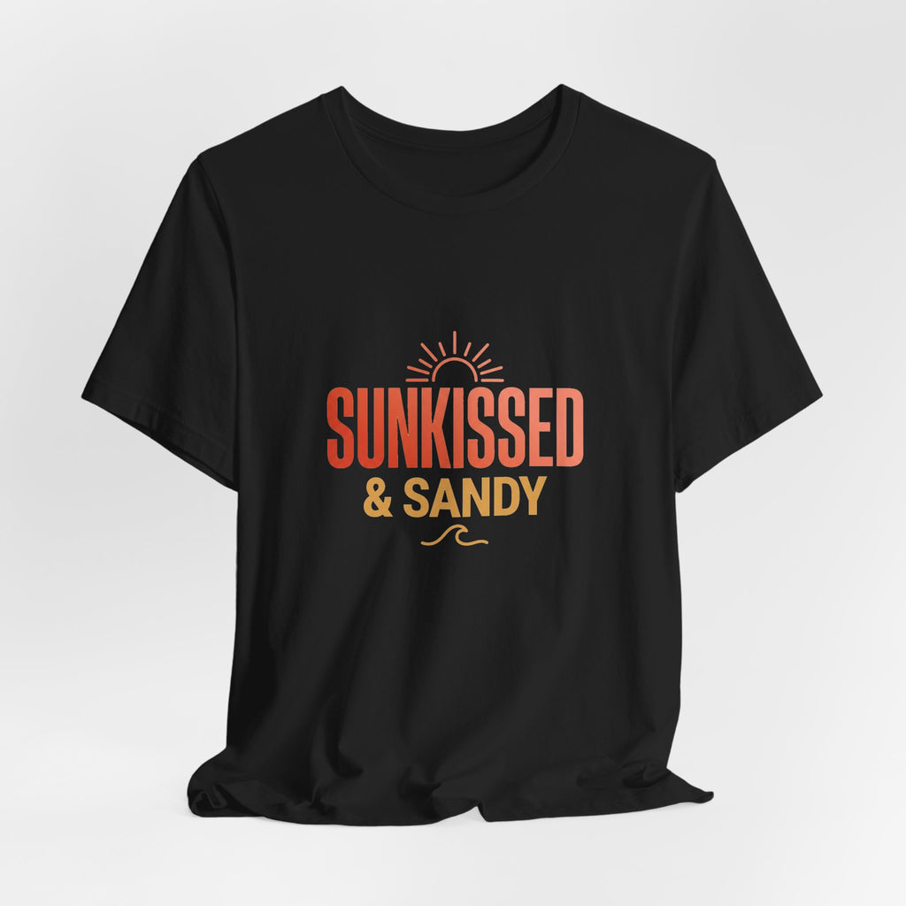 Sunkissed & Sandy Tee - Beach Vibe Graphic Shirt for Relaxed Days