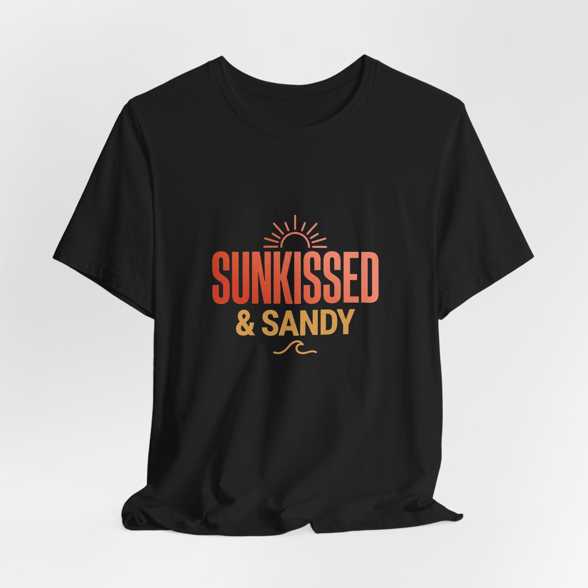 Sunkissed & Sandy Tee - Beach Vibe Graphic Shirt for Relaxed Days