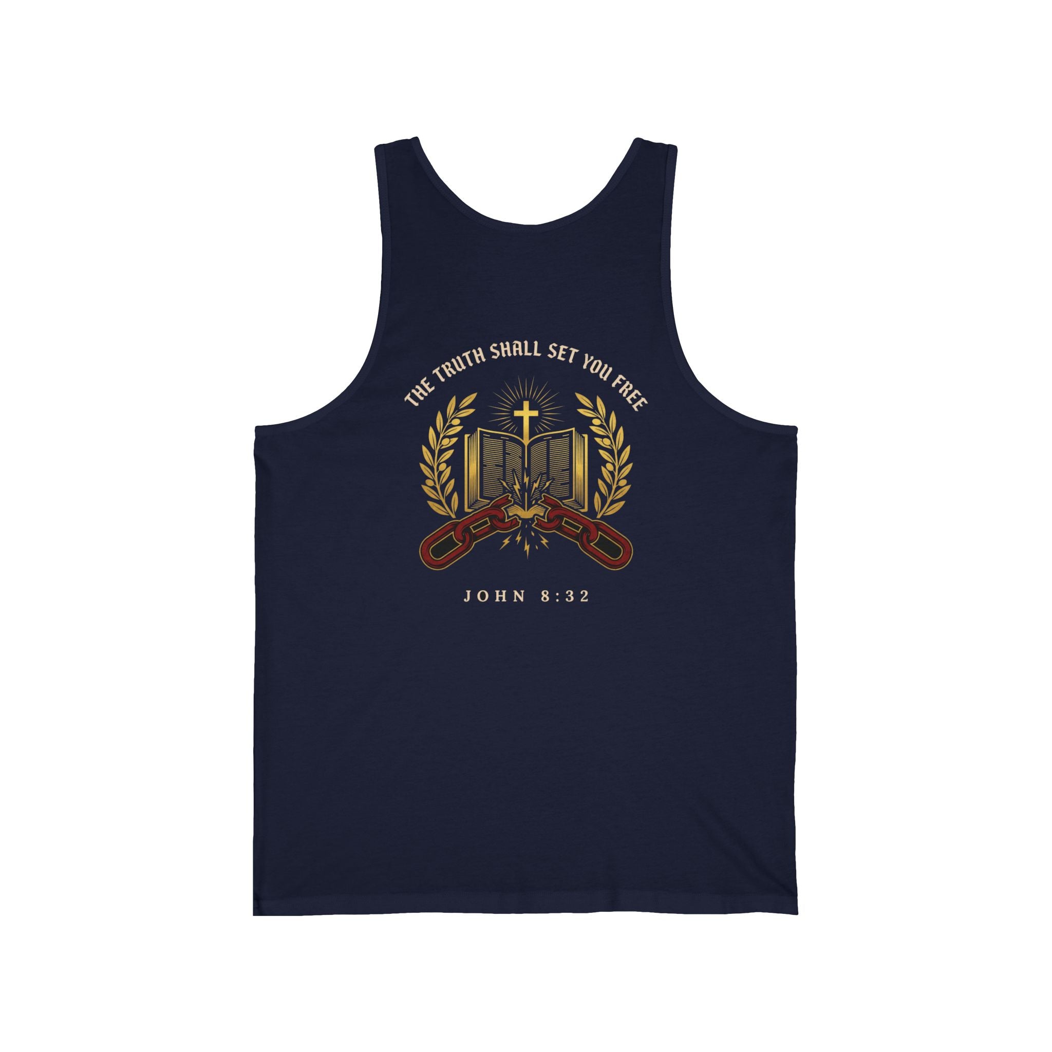 The Truth Shall Set You Free Christian Tank Top | Faith Bible Verse