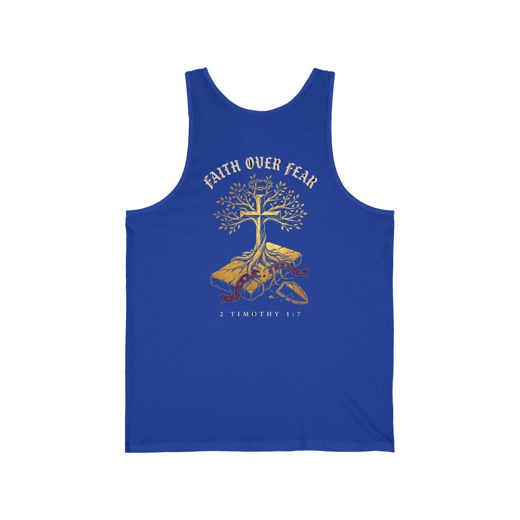 Faith Over Fear Christian Tank Top | Minimalist Faith Shirt