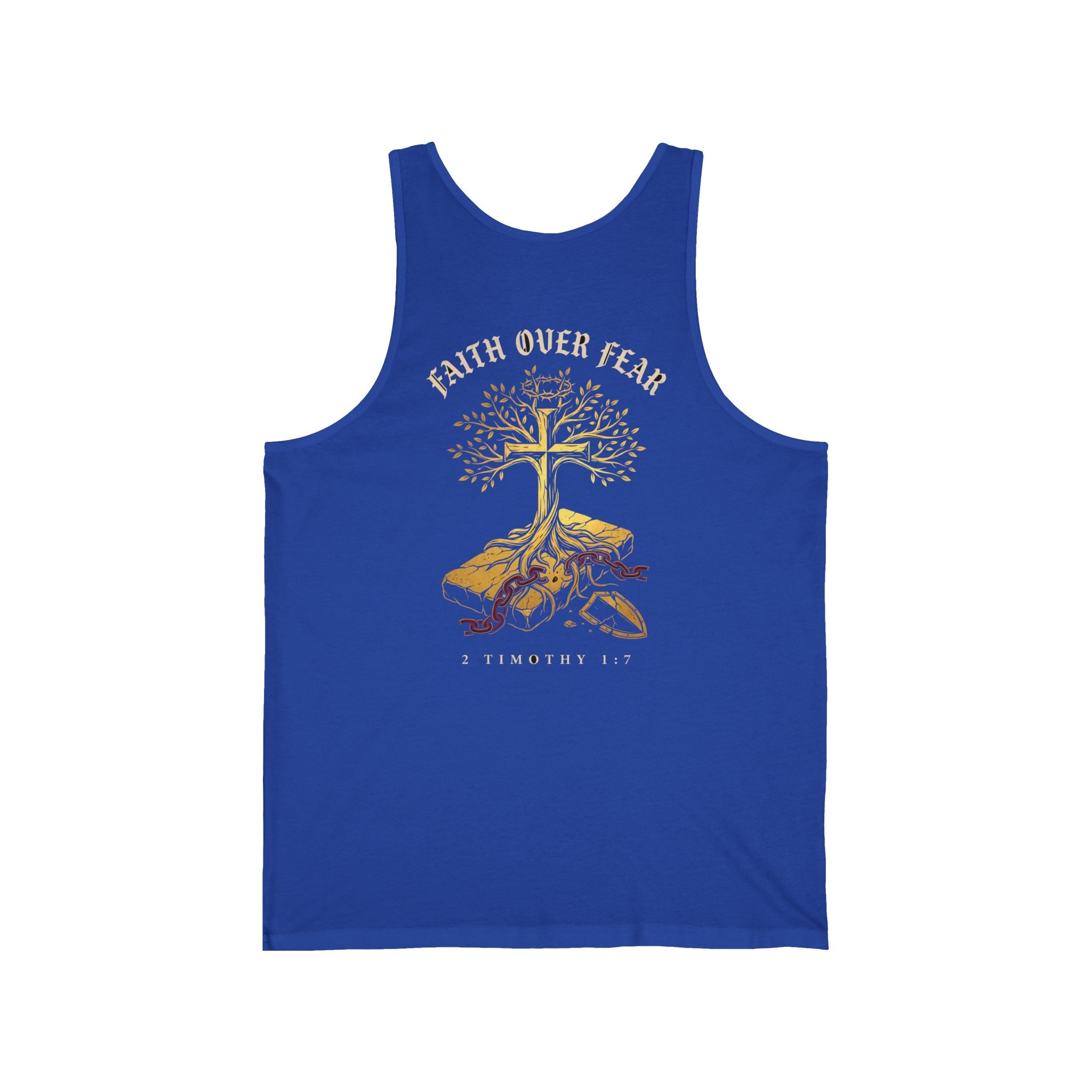 Faith Over Fear Christian Tank Top | Minimalist Faith Shirt