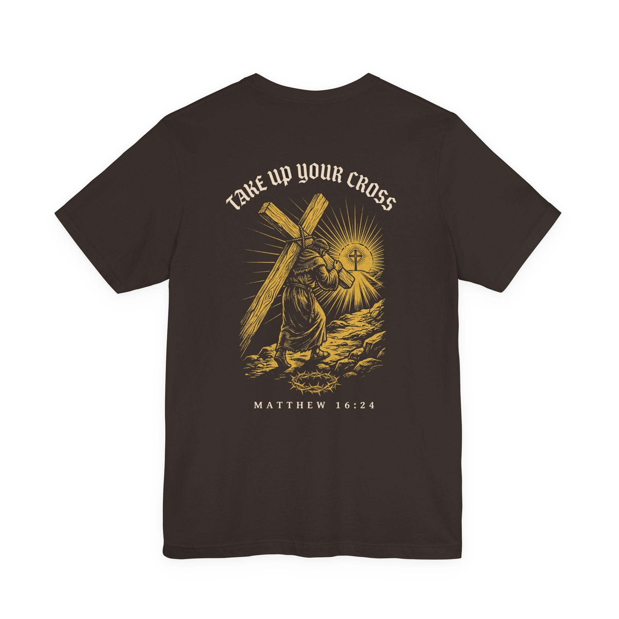Take Up Your Cross Christian Tee | Reformed Warrior Faith Shirt