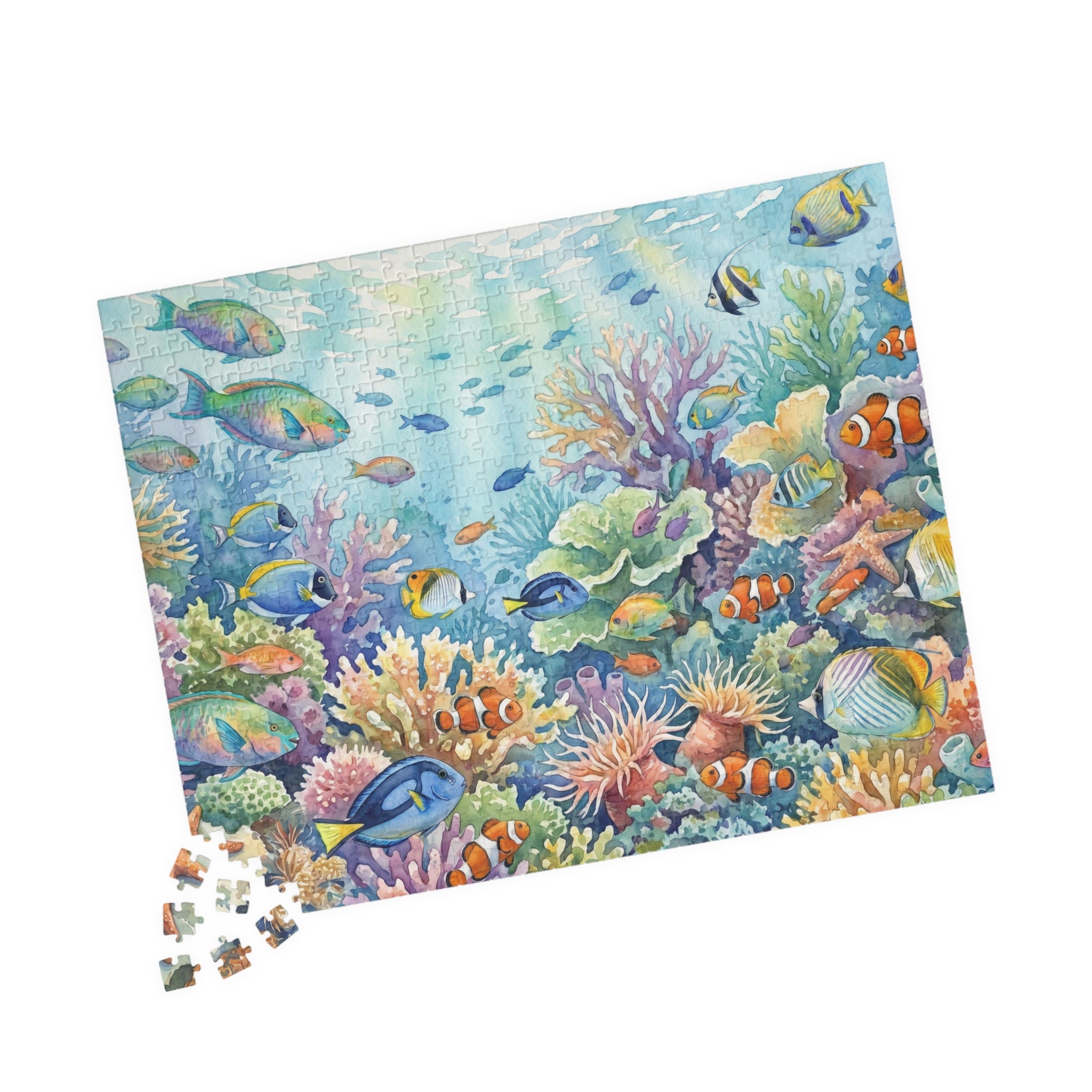 Underwater Harmony Jigsaw Puzzle with Tropical Fish Scene