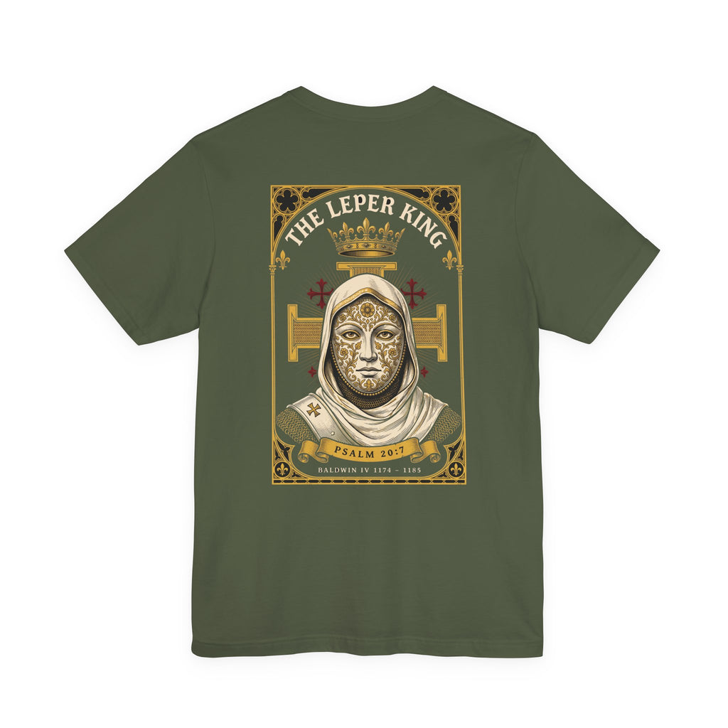 The Leper King Christian Tee | Reformed Warrior Faith Shirt
