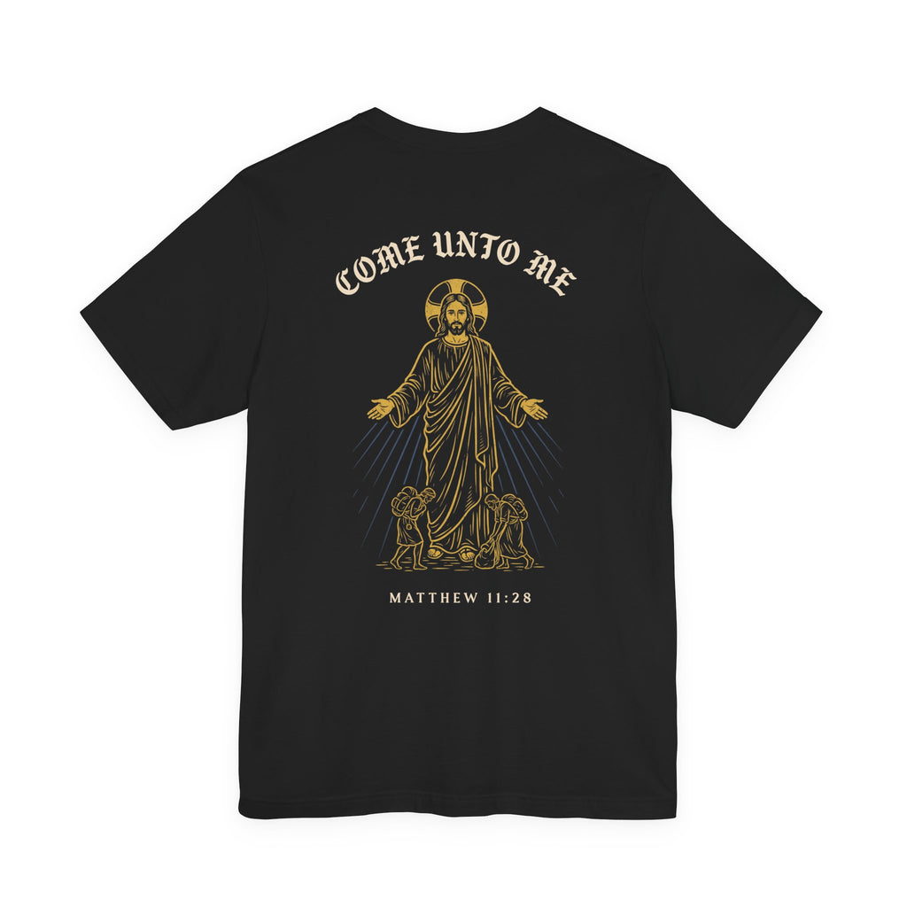 Come to Me All Who Are Weary Christian Tee | Warrior Faith Bible Shirt