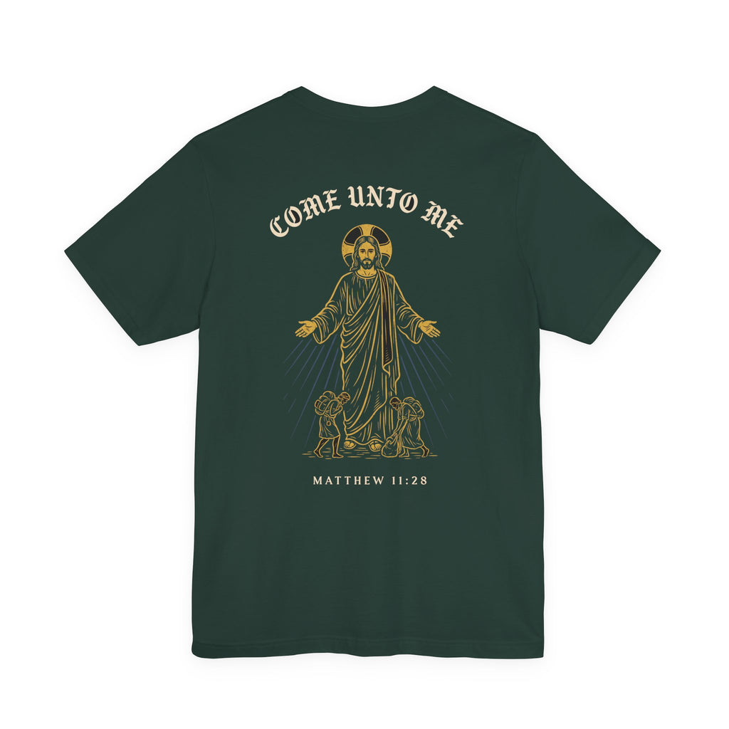 Come to Me All Who Are Weary Christian Tee | Warrior Faith Bible Shirt