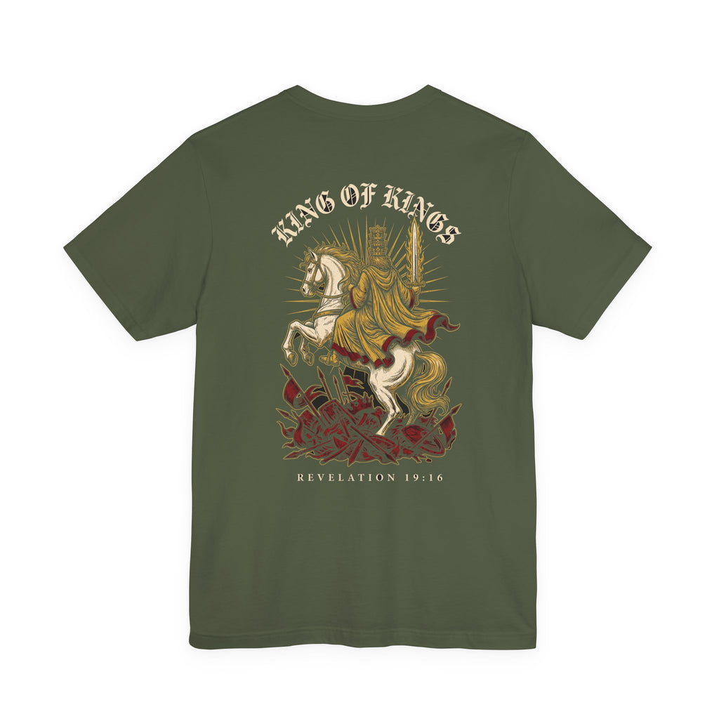 King of Kings and Lord of Lords Christian Tee | Reformed Warrior Faith Shirt