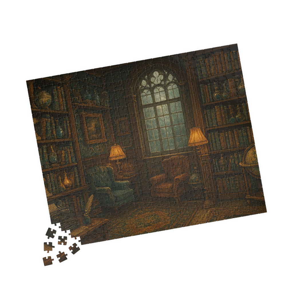 Vintage Library Jigsaw Puzzle - Stories of the Ages Scene