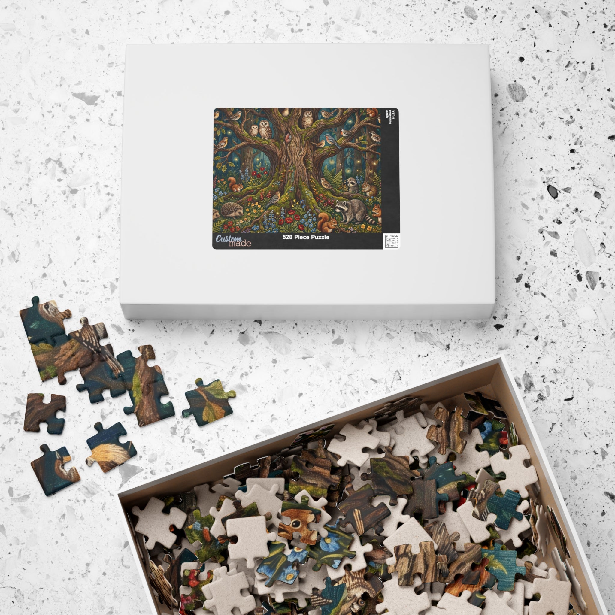 Woodland Animals Jigsaw Puzzle - Intricate Tapestry Design