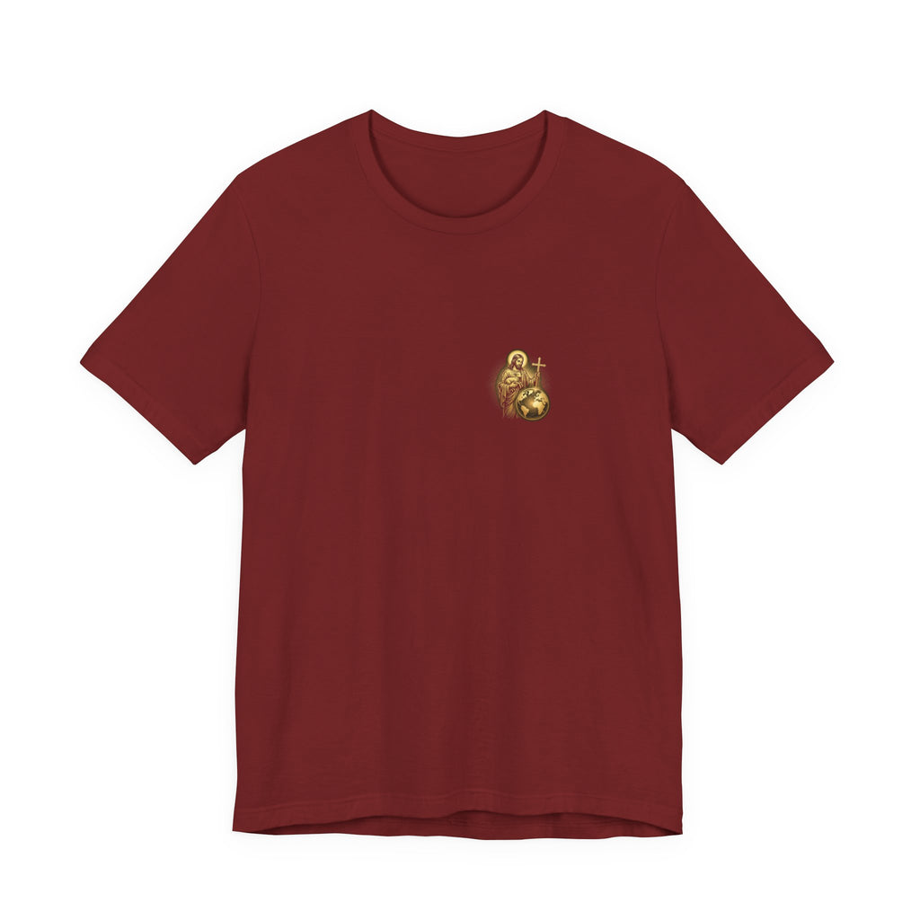 For God So Loved the World Christian Tee | Reformed Warrior Faith Shirt