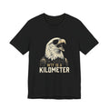 WTF Is A Kilometer Funny Eagle T-Shirt | Sarcastic 4th of July Tee | Anti-Metric America Gift
