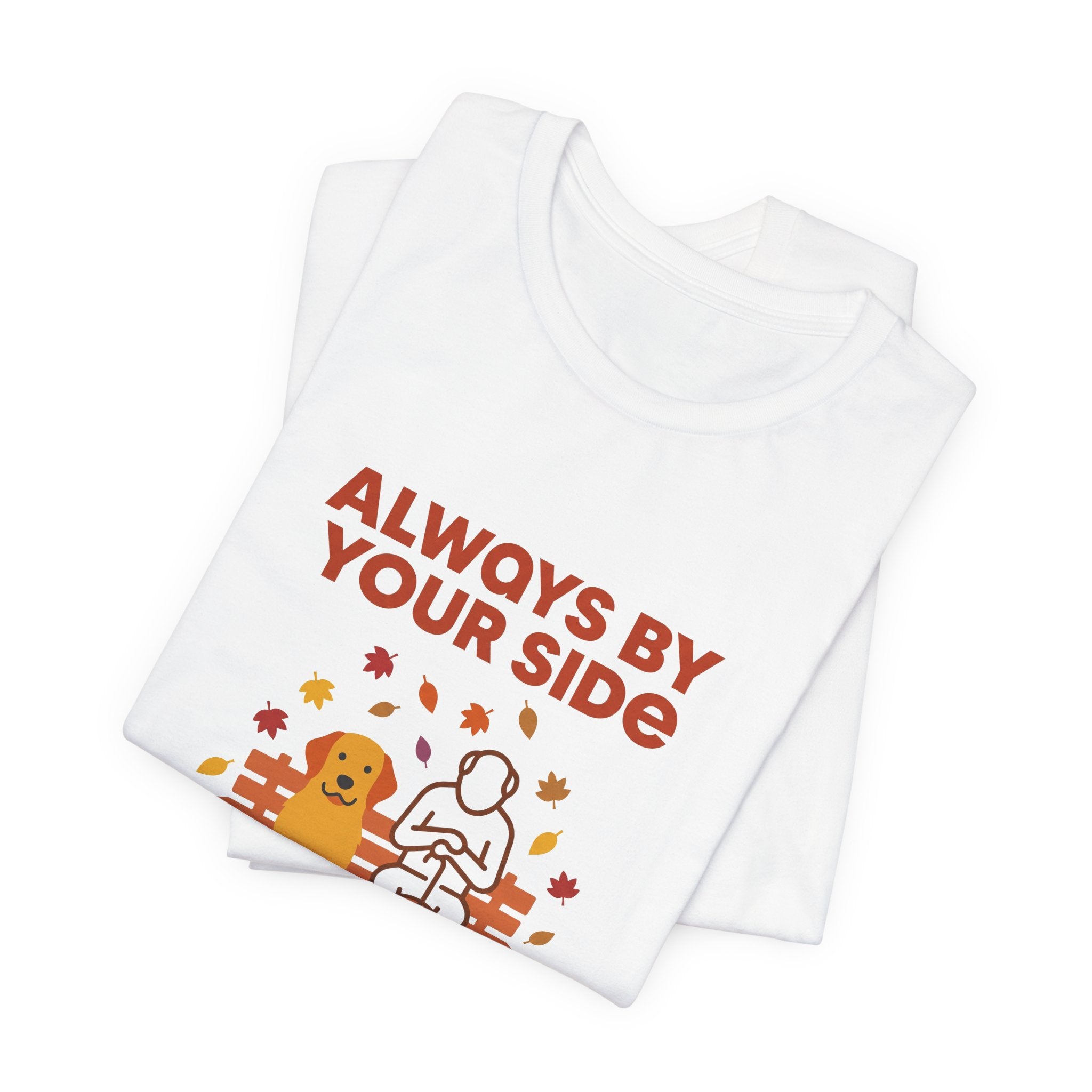 Always by Your Side Golden Retriever Tee - Serene Companion Shirt