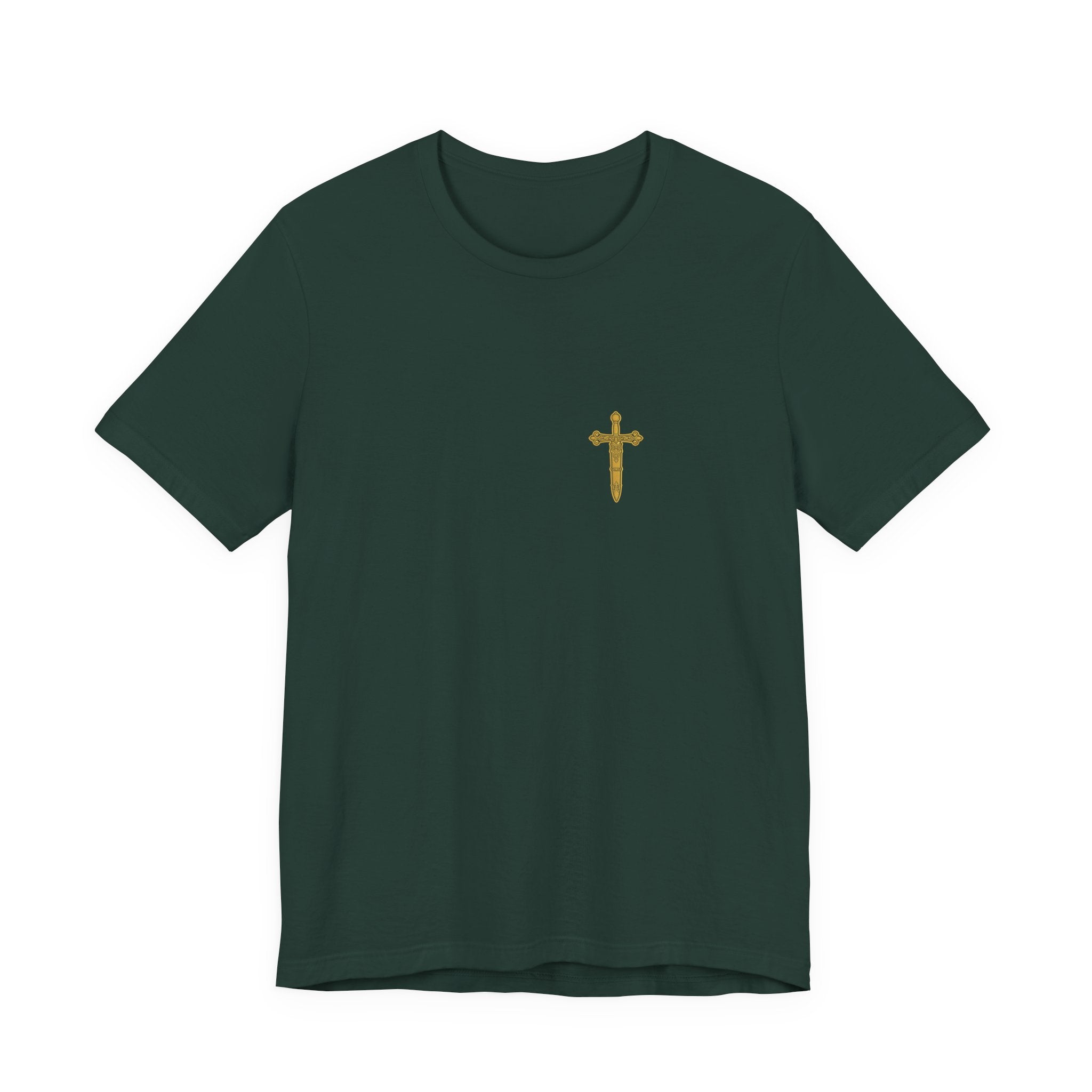 Crucified With Christ Christian Tee | Reformed Warrior Faith Shirt