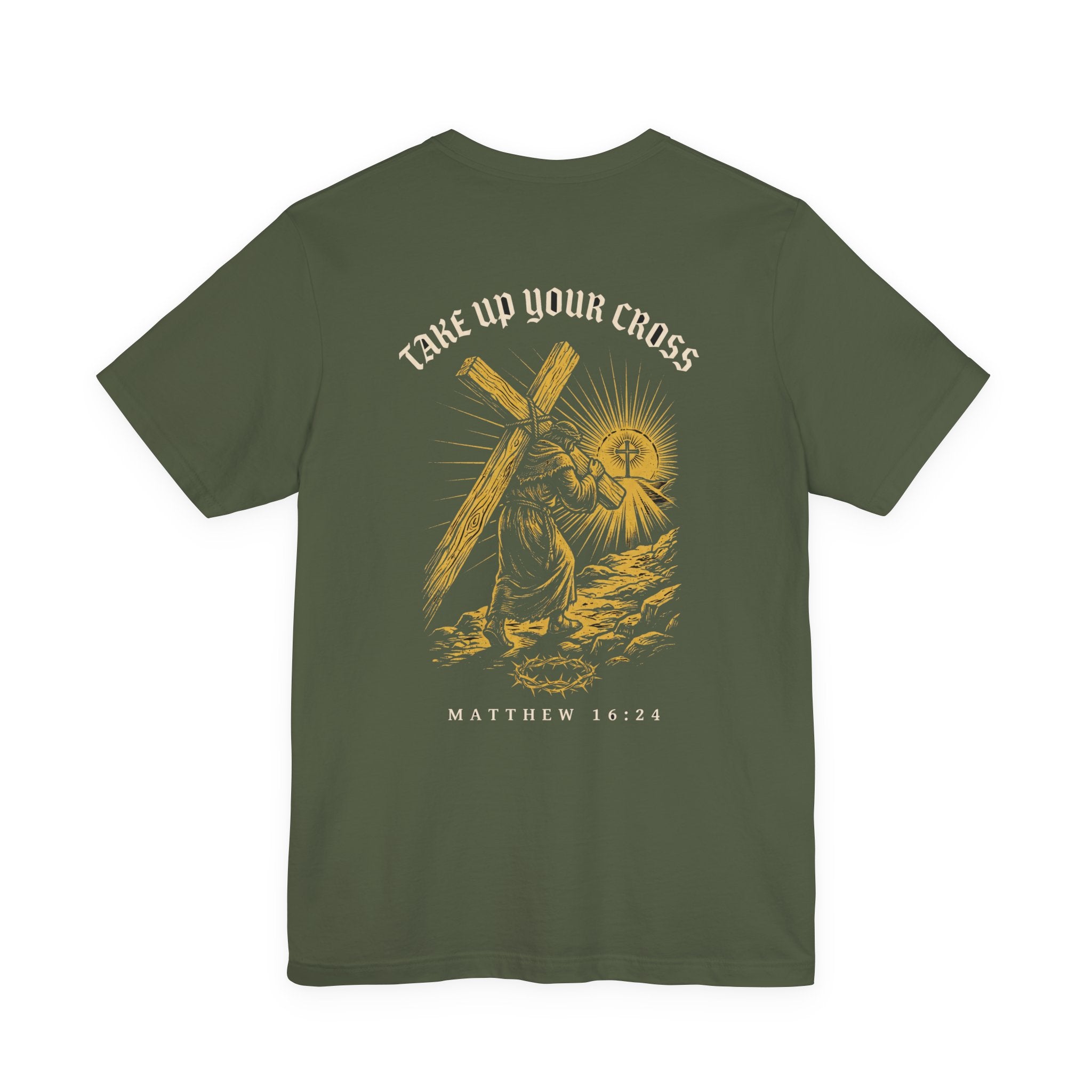 Take Up Your Cross Christian Tee | Reformed Warrior Faith Shirt