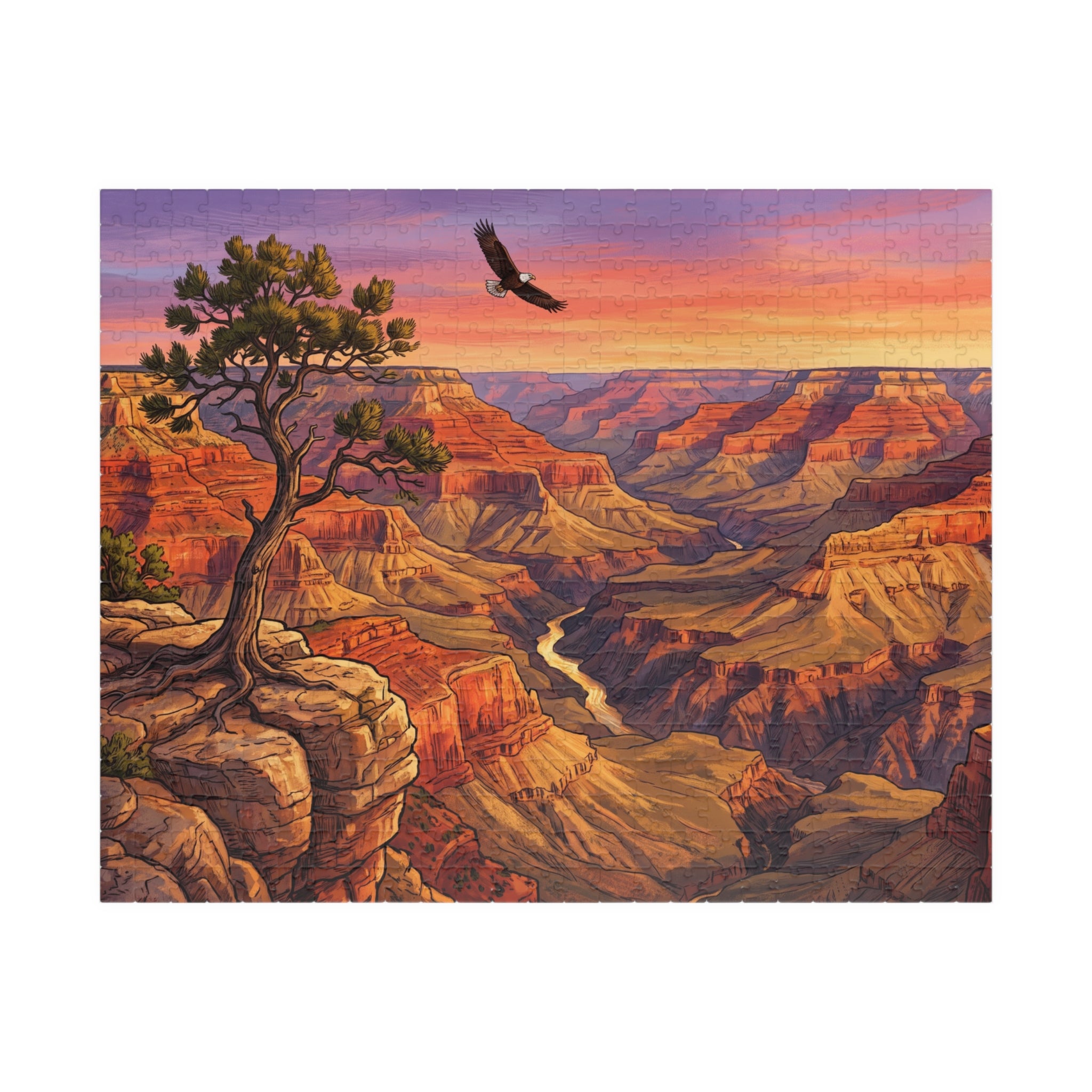 Grand Canyon at Sunset Jigsaw Puzzle | American Southwest Scenic