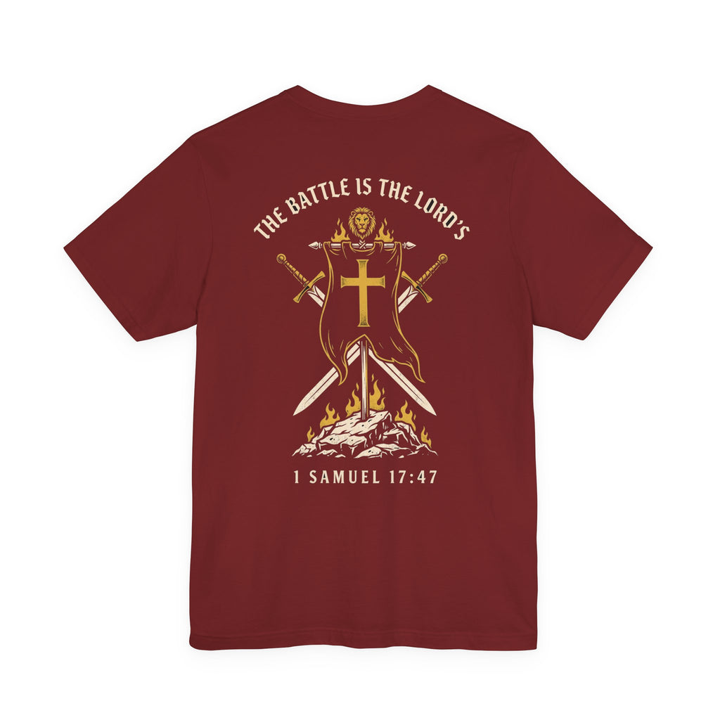 The Battle Belongs to the Lord Christian Tee | Reformed Warrior Faith Shirt