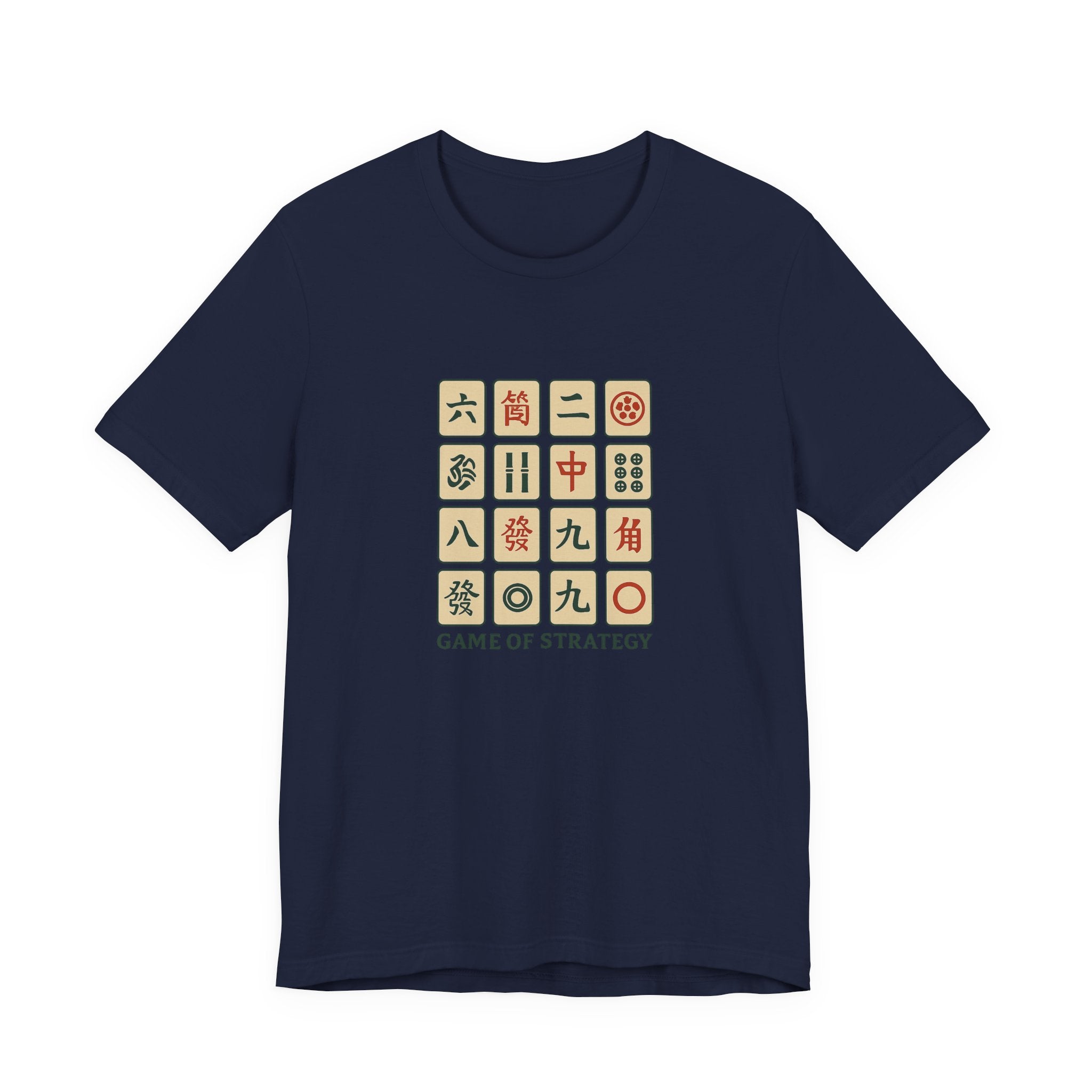 Antique Mahjong Tiles Tee - Game of Strategy Vintage Design