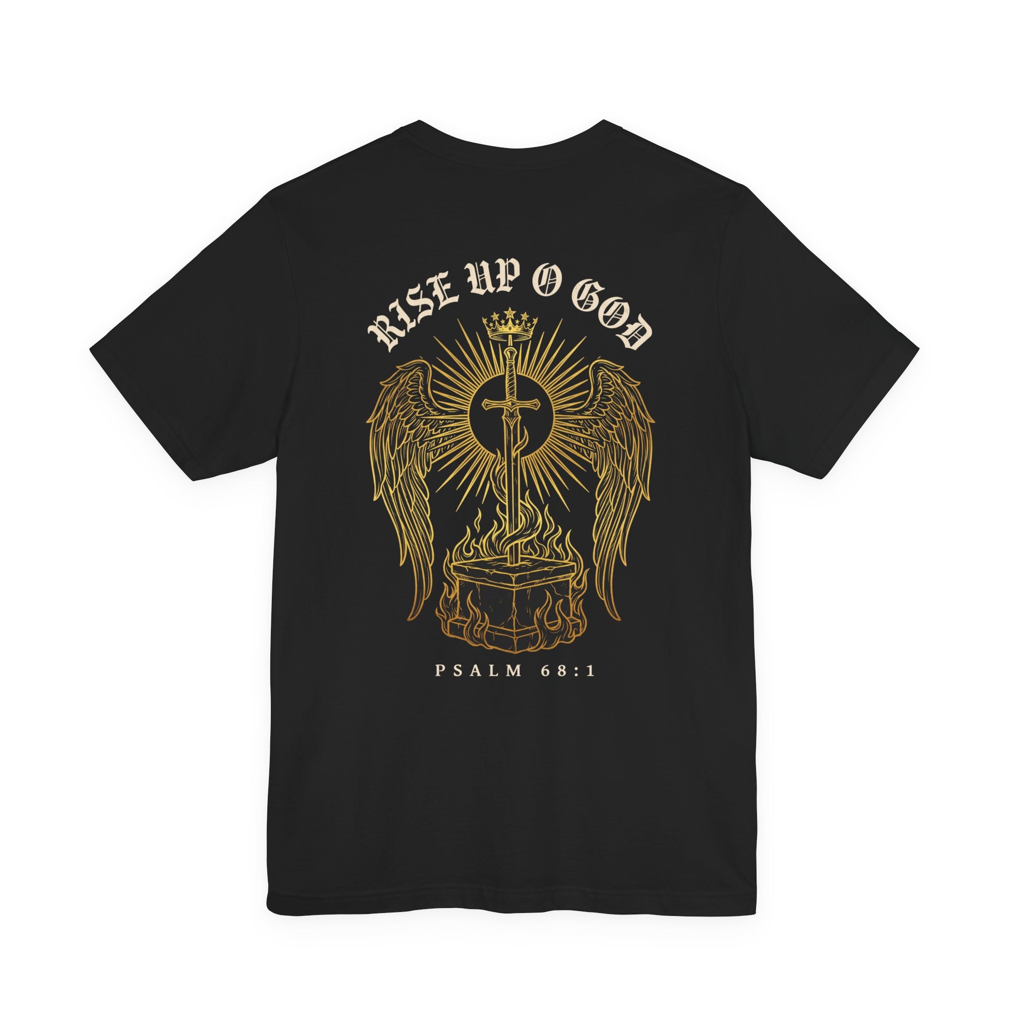 Rise Up O God Christian Tee | Reformed Warrior Faith Shirt