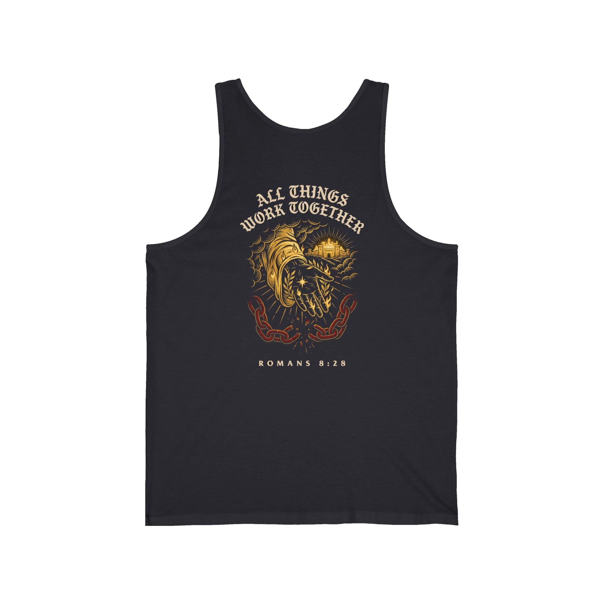 All Things Work Together For Good Christian Tank Top | Faith Bible Verse