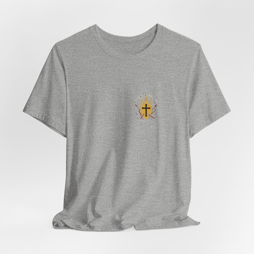 No Weapon Formed Against Me Warrior Christian Tee | Crusades Faith Bible Shirt