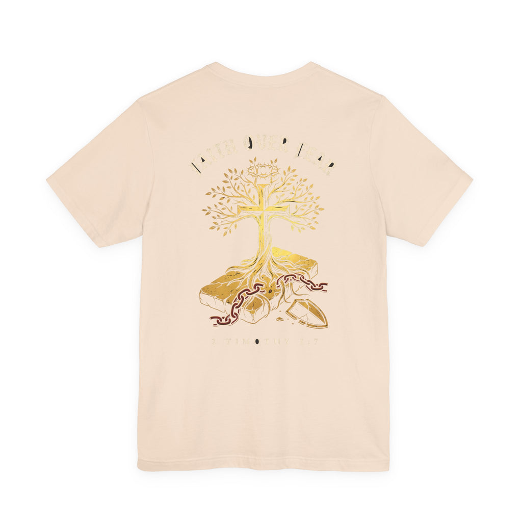 Faith Over Fear Christian Tee | Minimalist Faith Bible Verse Shirt