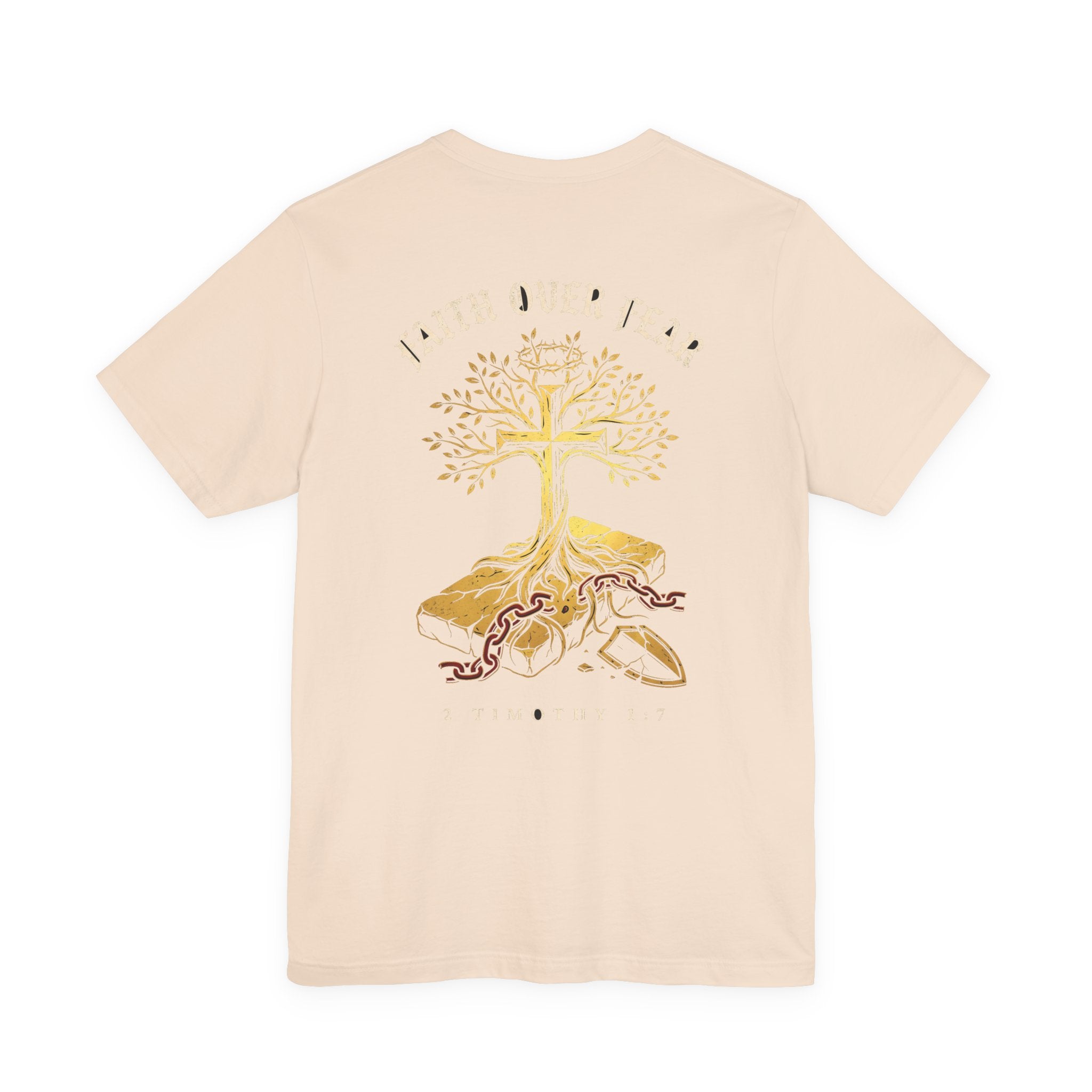 Faith Over Fear Christian Tee | Minimalist Faith Bible Verse Shirt
