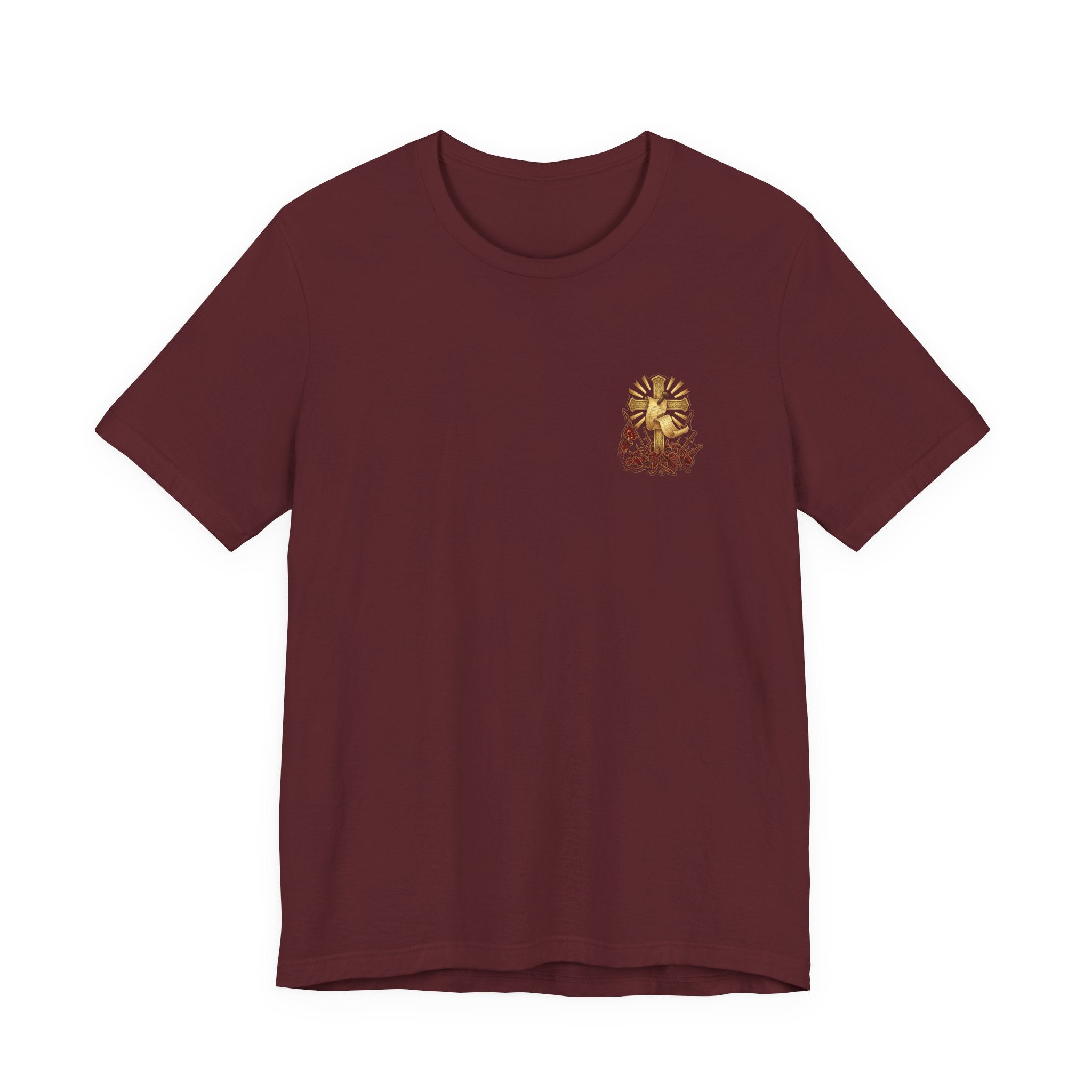 He Disarmed the Powers Christian Tee | Reformed Warrior Faith Shirt