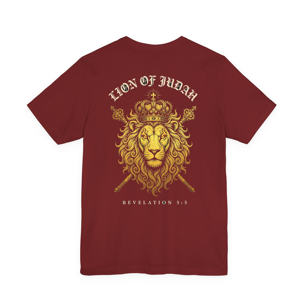 Lion of Judah Christian Tee | Reformed Warrior Faith Shirt