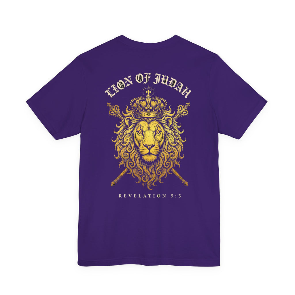 Lion of Judah Christian Tee | Reformed Warrior Faith Shirt