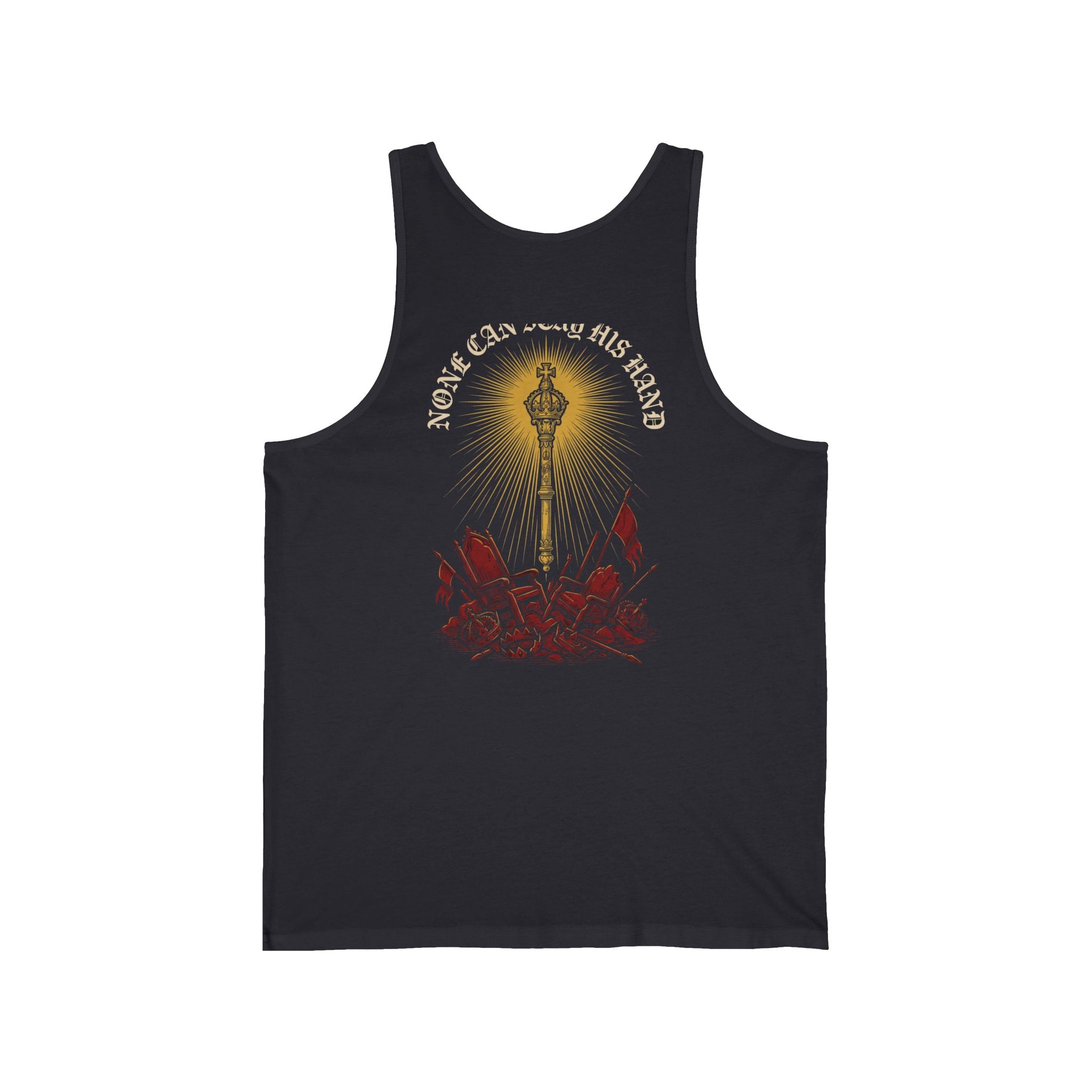 None Can Stay His Hand Christian Tank | Reformed Warrior Faith