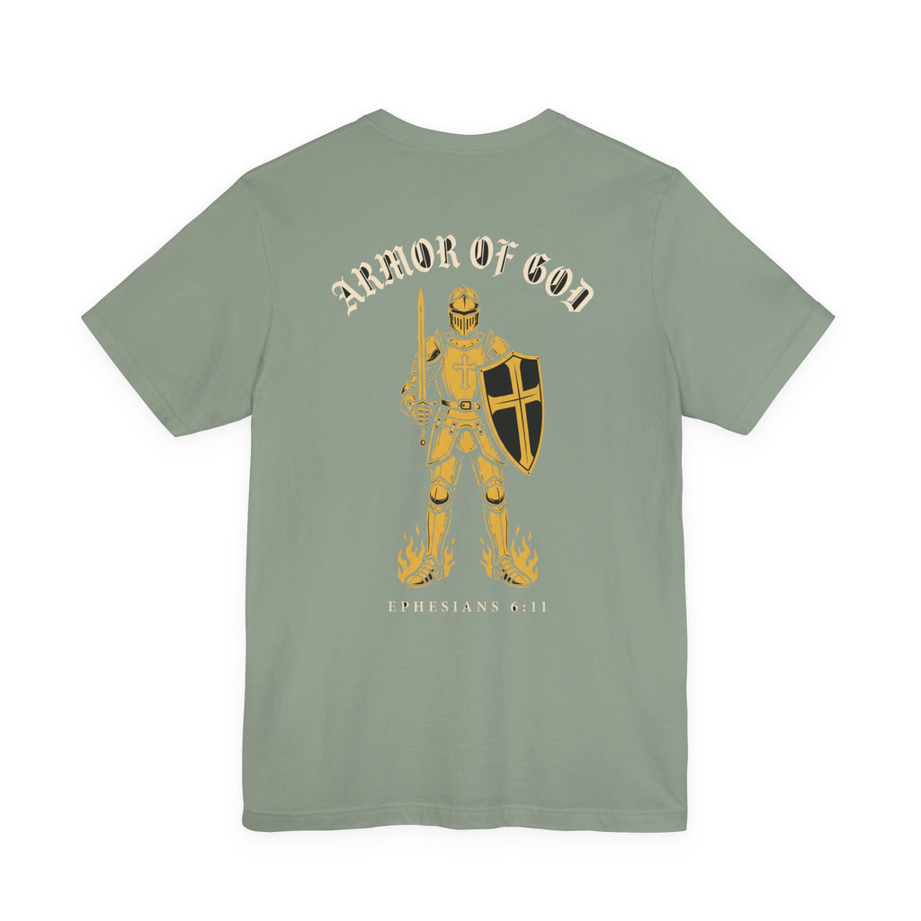 Put On the Full Armor of God Warrior Christian Tee | Crusades Faith Bible Shirt