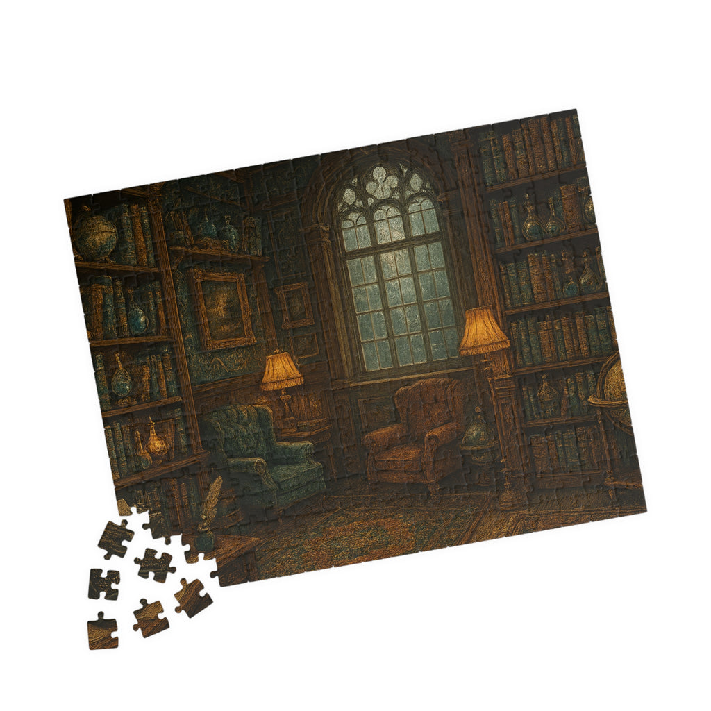 Vintage Library Jigsaw Puzzle - Stories of the Ages Scene