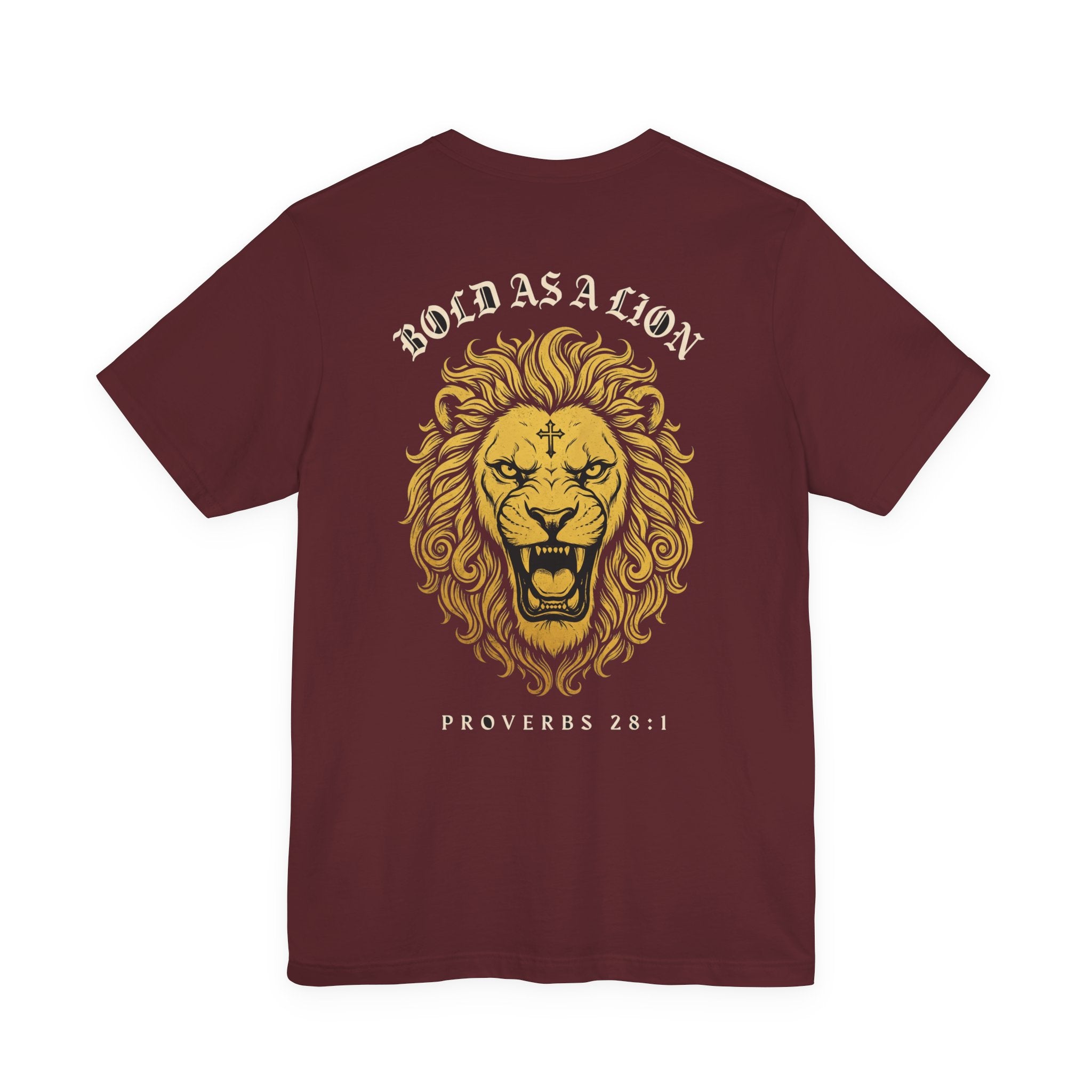 Bold as a Lion Christian Tee | Reformed Warrior Faith Shirt