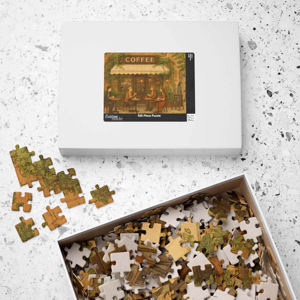 Classic Coffee Shop Jigsaw Puzzle - Cozy Urban Cafe Scene