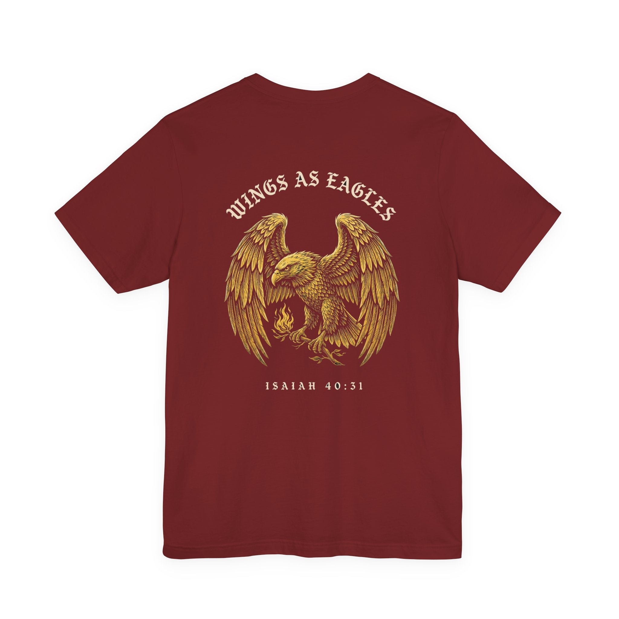 Mount Up With Wings as Eagles Christian Tee | Faith Bible Verse Shirt