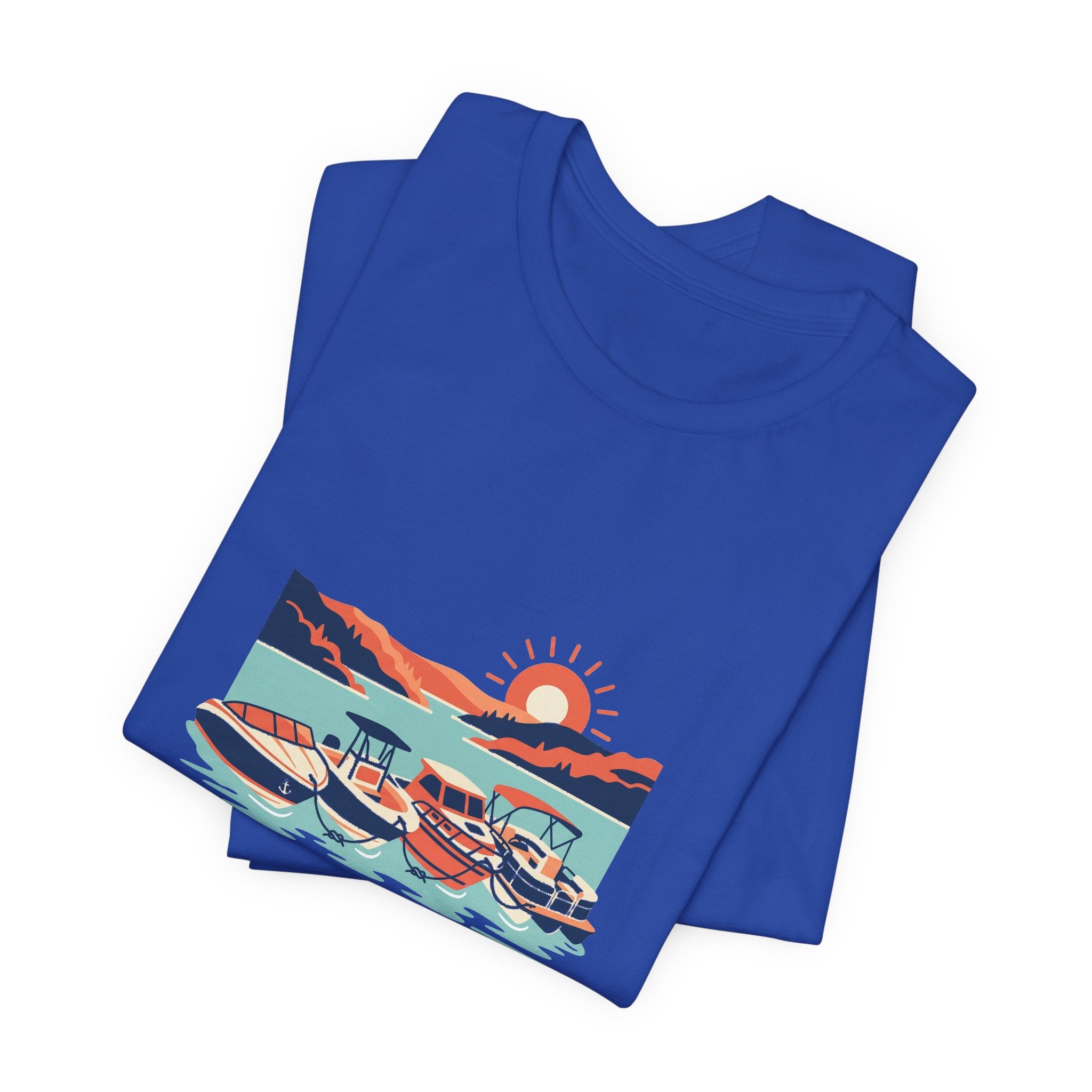 Lake of the Ozarks Scene Tee, Serene Lakeside Illustration Shirt