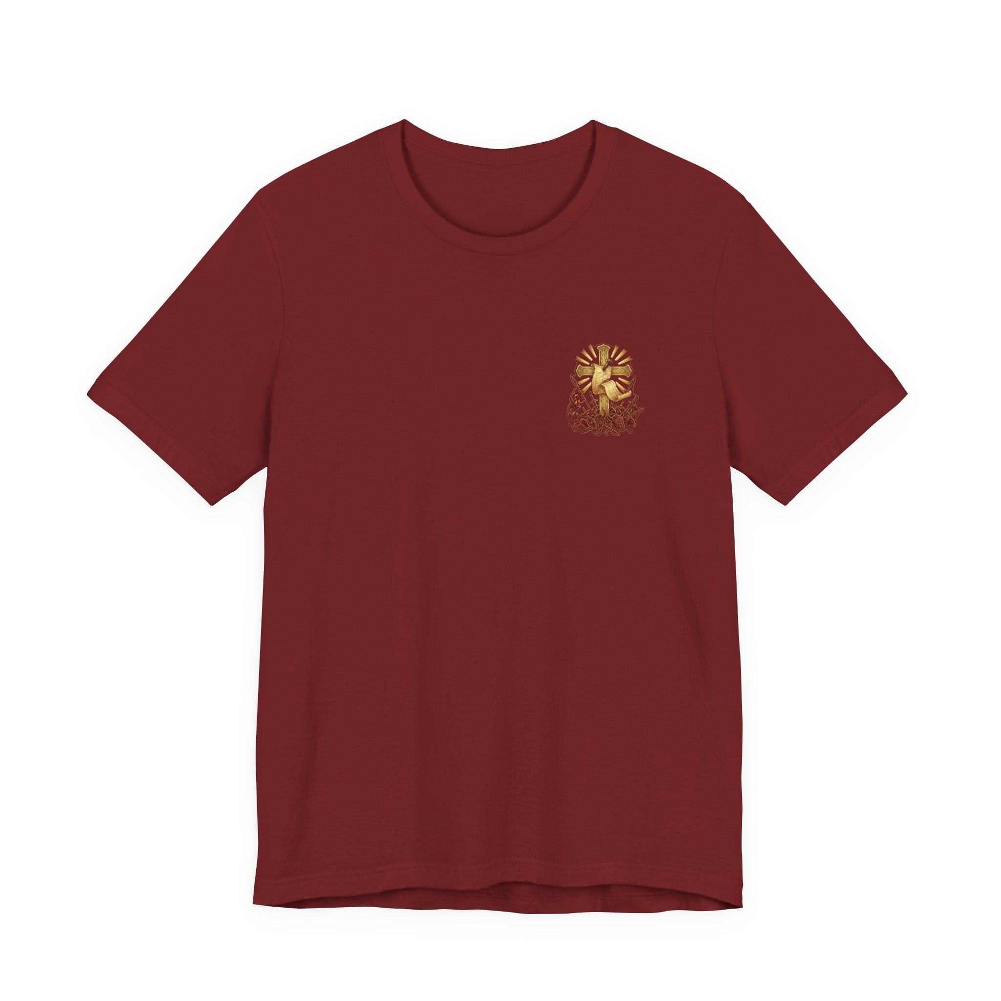 He Disarmed the Powers Christian Tee | Reformed Warrior Faith Shirt