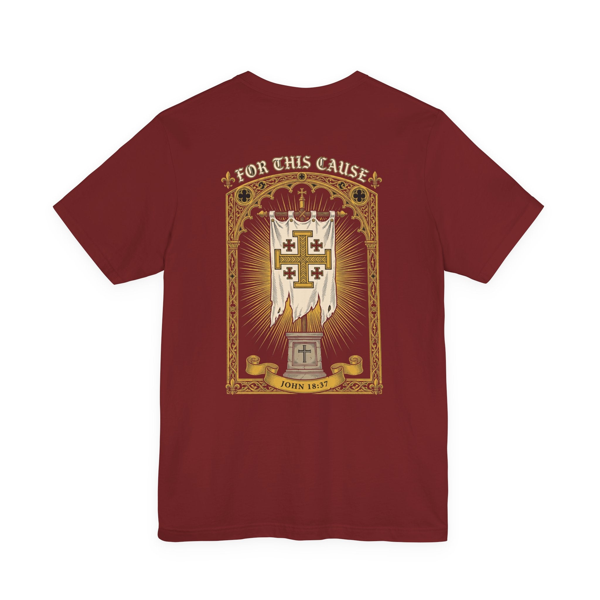 For This Cause Christian Tee | Reformed Warrior Faith Shirt