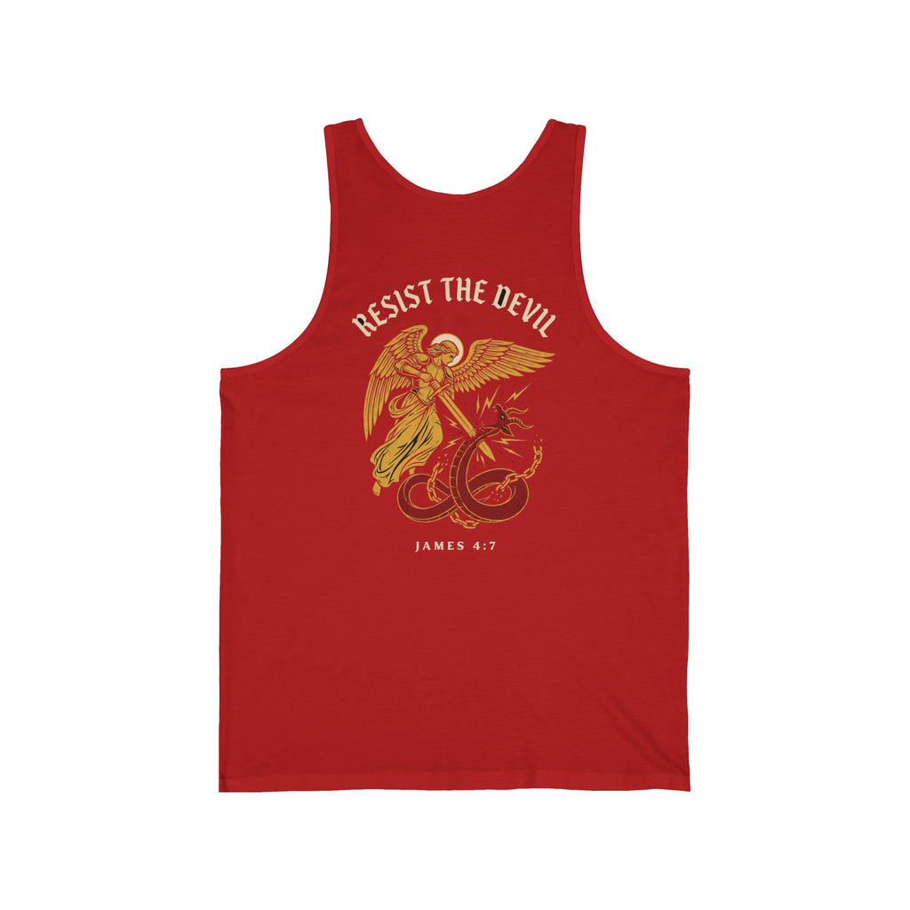 Resist the Devil and He Will Flee Christian Tank | Warrior Faith Bible
