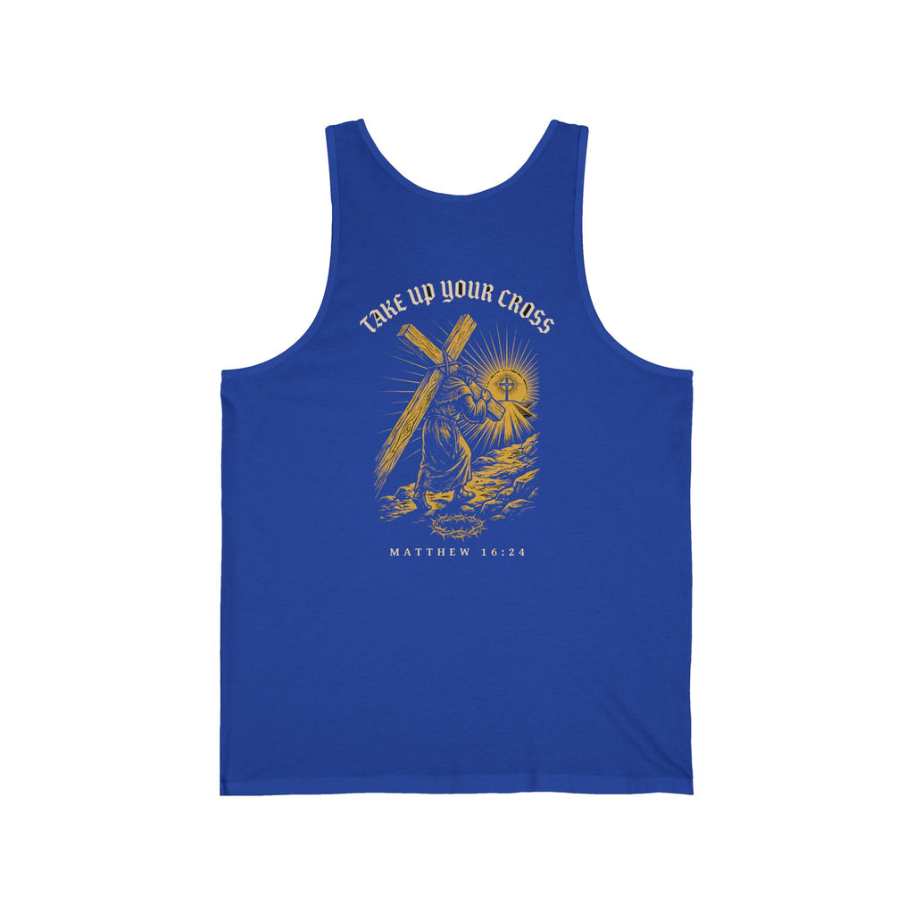 Take Up Your Cross Christian Tank | Reformed Warrior Faith