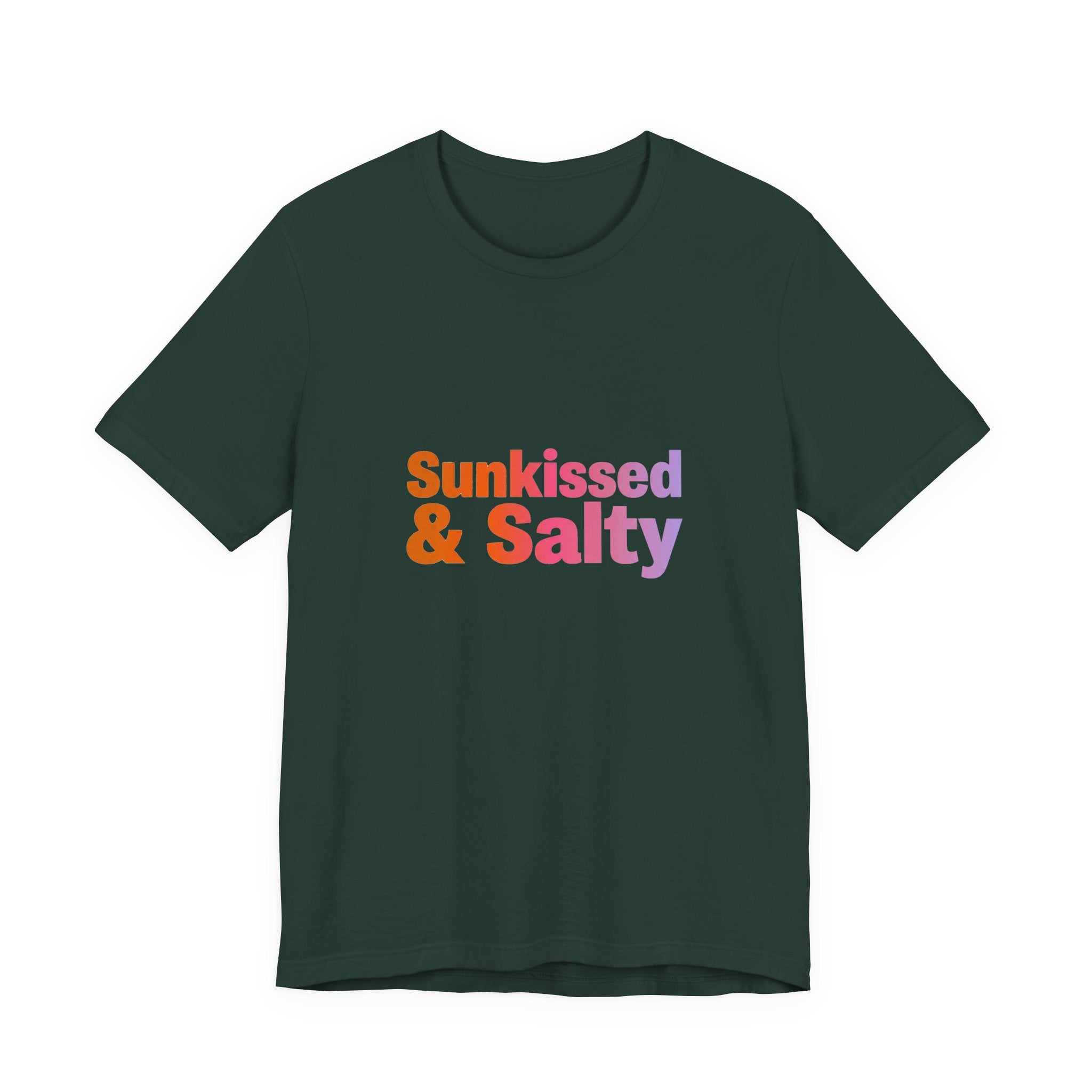 Sunkissed & Salty Tee - Retro 70s Typography Shirt
