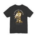 Be Strong and Courageous Warrior Christian Tee | Crusades Faith Bible Shirt