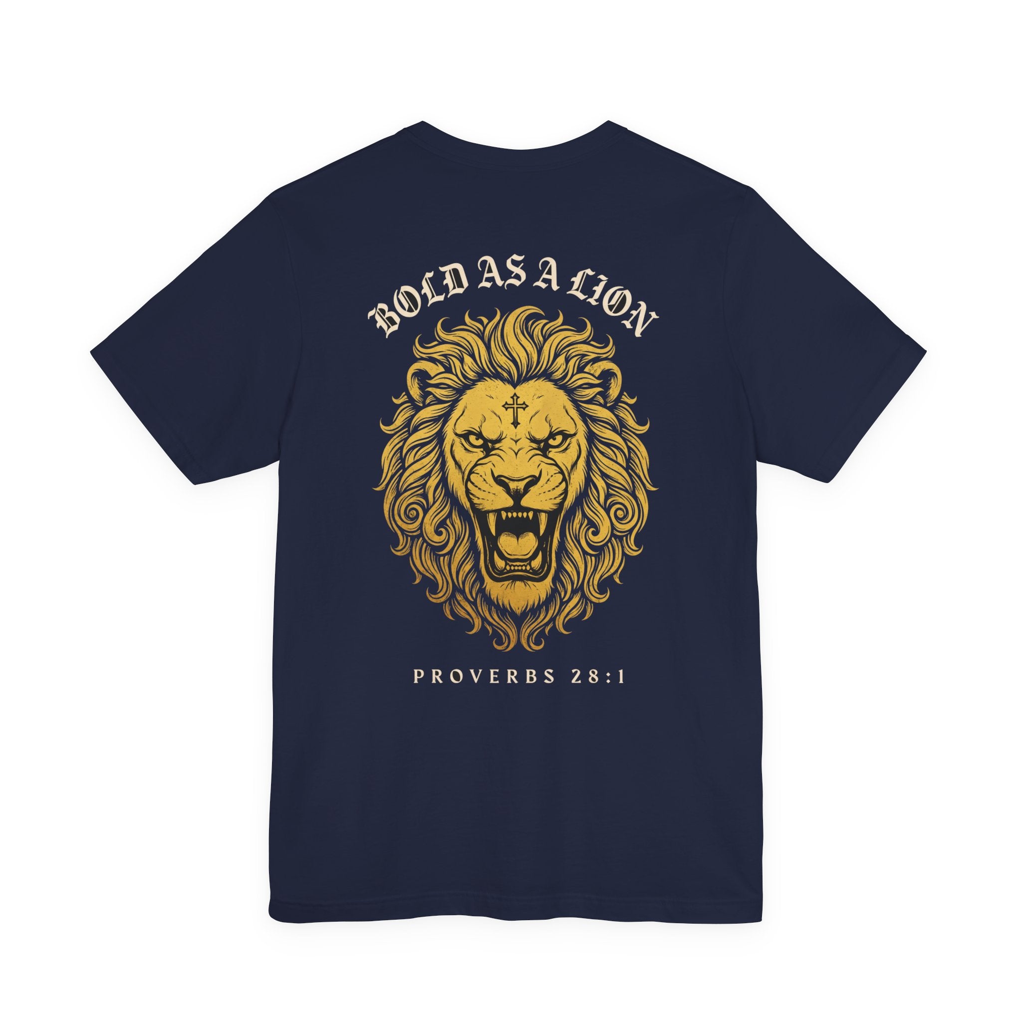 Bold as a Lion Christian Tee | Reformed Warrior Faith Shirt