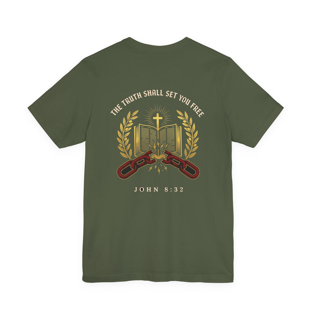 The Truth Shall Set You Free Christian Tee | Faith Bible Verse Shirt