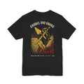Trowel and Sword Christian Tee | Reformed Warrior Faith Shirt