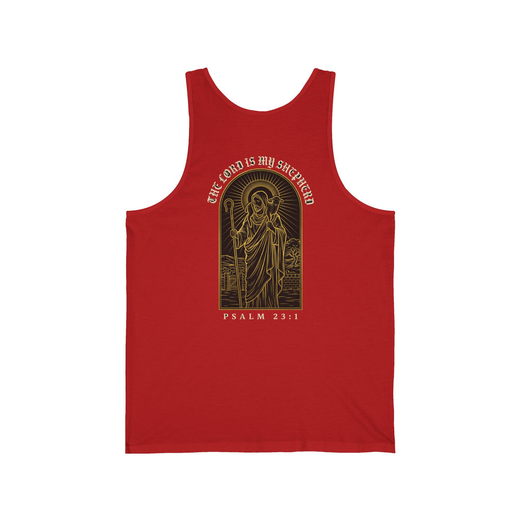 The Lord Is My Shepherd Christian Tank Top | Faith Bible Verse