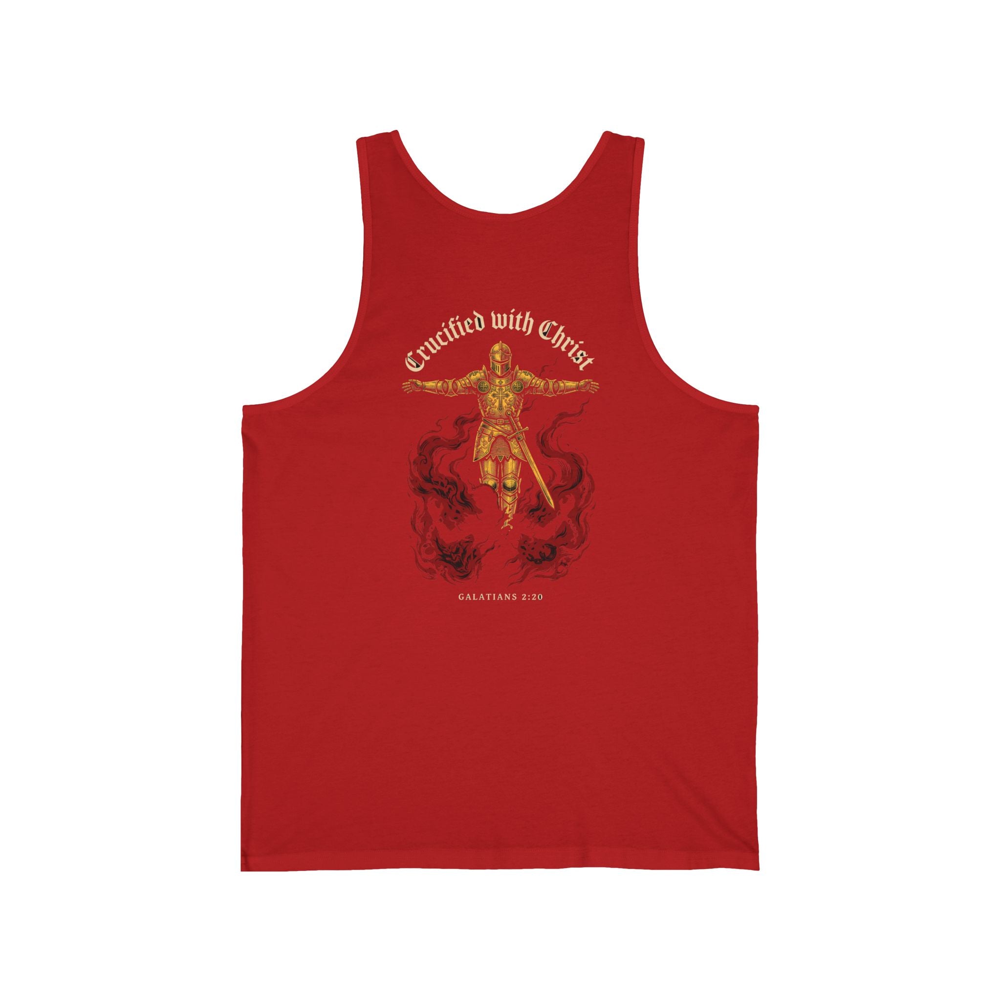 Crucified With Christ Christian Tank | Reformed Warrior Faith