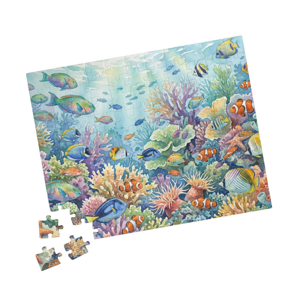 Underwater Harmony Jigsaw Puzzle with Tropical Fish Scene