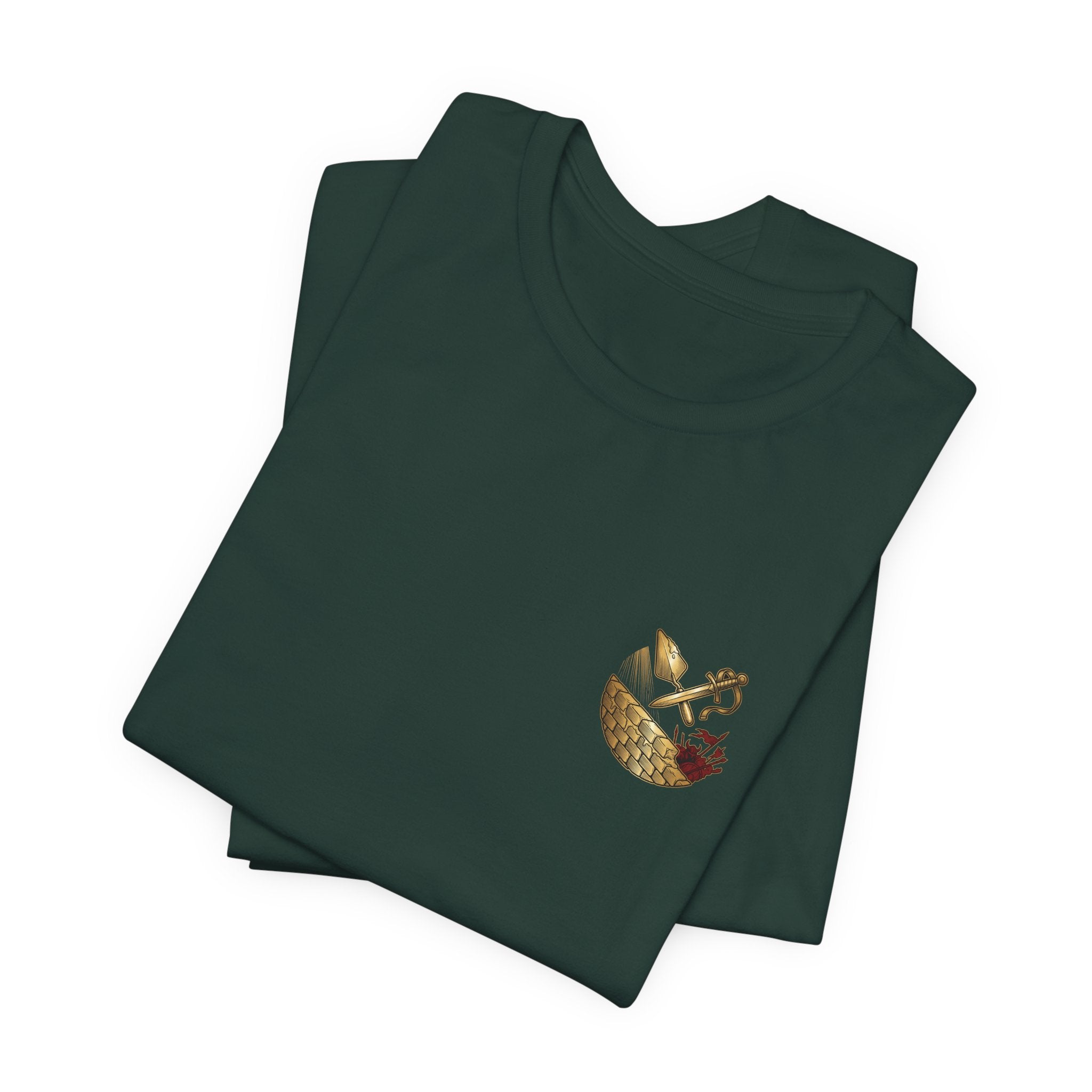 Trowel and Sword Christian Tee | Reformed Warrior Faith Shirt